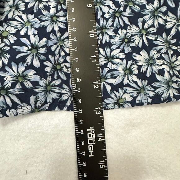 Vintage Jonathan Martin Floral Button Dress Cottage Collared Sleeveless Sz 11 - Picture 7 of 7